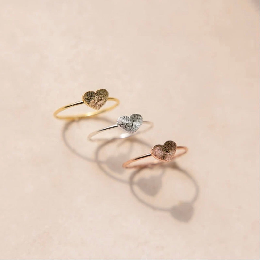 INUBANA RING - HEART SLIM