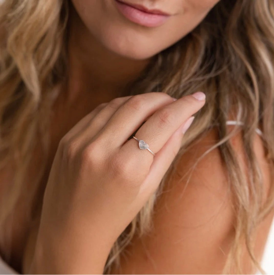 INUBANA RING - HEART SLIM