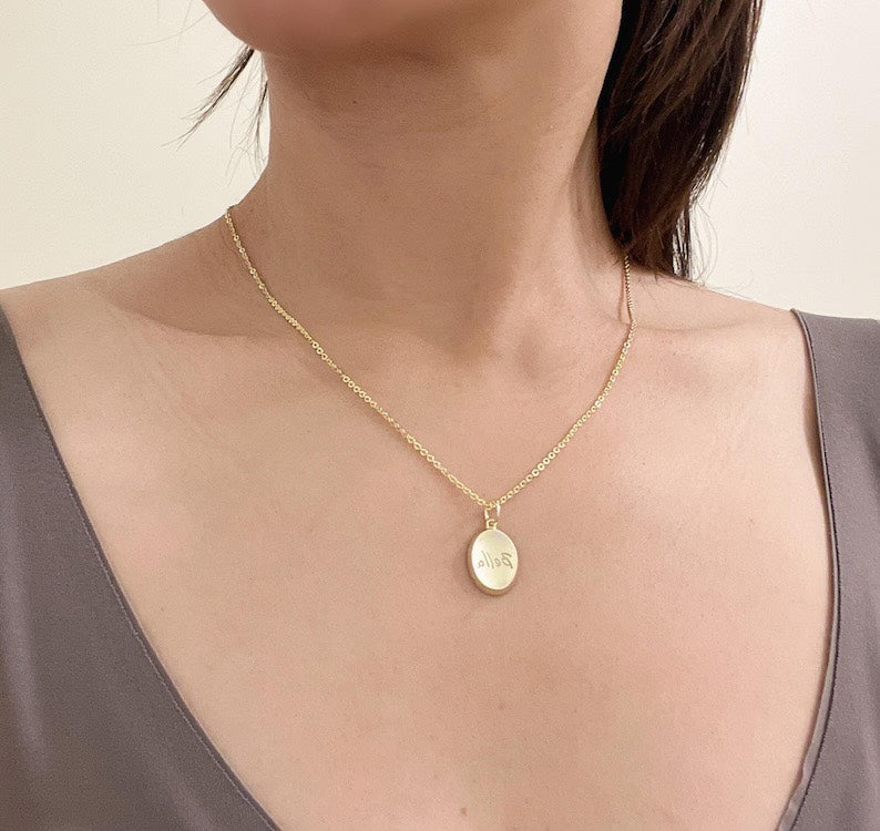 INUBANA NECKLACE - OVAL